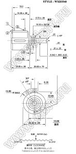 3540-S-2-253 резистор переменный многооборотный; R=25кОм