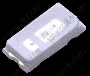 BTR-3014SUBC светодиод для поверхностного (SMD) монтажа; типоразмер 3014; синий; λP=457.5-460нм; 400-600мКд