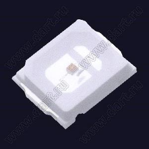 BTR-2835SUGC-0.2W светодиод для поверхностного (SMD) монтажа; типоразмер 2835; P=0,2Вт; зеленый; λP=517-520нм; 1500-2000мКд; VF=3,0-3,1В