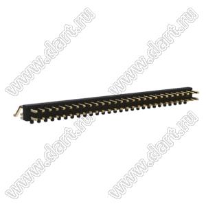 BL1320-1228Z-PG штыри двухрядные SMD горизонтальные с направляющими в плату; 56-конт.