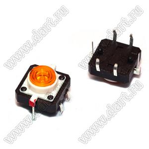 TS-G010Y кнопка тактовая с подсветкой; желтый светодиод