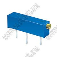 3006P-102 (1K0) резистор подстроечный многооборотный; R=1кОм