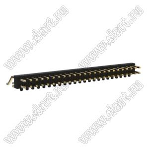 BL1320-1224Z-PG штыри двухрядные SMD горизонтальные с направляющими в плату; 48-конт.