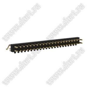 BL1320-1223Z-PG штыри двухрядные SMD горизонтальные с направляющими в плату; 46-конт.