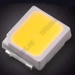 BTR-2835NWD-5560-0.5W светодиод для поверхностного (SMD) монтажа; типоразмер 2835; P=0,5Вт; нейтральный белый; 4000-4500К; 55-60лм; VF=3,0-3,2В