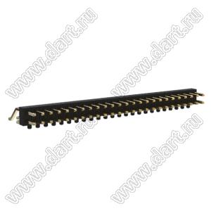 BL1320-1225Z-PG штыри двухрядные SMD горизонтальные с направляющими в плату; 50-конт.