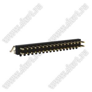 BL1320-1218Z-PG штыри двухрядные SMD горизонтальные с направляющими в плату; 36-конт.