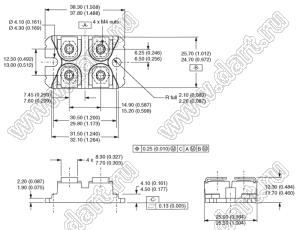 VS-UFB280FA40 модуль полупроводниковыь силовой диодный; Itav=170А; Vrrm=400В