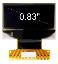 BLGDO0083W дисплей OLED; 96*39пикс.; актив. обл. 19,37x7,86мм; 0,182