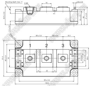 VS-GB300AH120N модуль силовой IGBT; VCE(sat)=1200В; Ic=300А