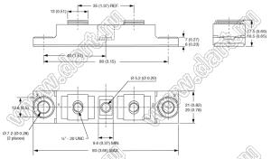 VS-HFA210NJ60CPbF модуль полупроводниковыь силовой диодный; Itav=120А; Vrrm=600В