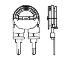 TD086F-O-101 углеродный подстроечный потенциометр; R=100(Ом)