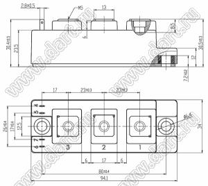 VS-GT50TP120N модуль силовой IGBT; VCE(sat)=1200В; Ic=50А