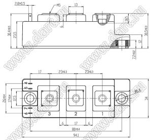 VS-GB100LP120N модуль силовой IGBT; VCE(sat)=1200В; Ic=100А