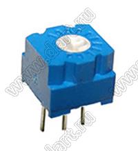 3323C-1-504 резистор подстроечный, однооборотный; R=500кОм