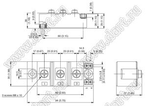 VS-GA200HS60S1PbF модуль силовой IGBT; VCE(sat)=600В; Ic=200А