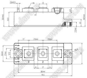 VS-GB50LP120N модуль силовой IGBT; VCE(sat)=1200В; Ic=50А