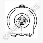 SM085A-502 углеродный подстроечный потенциометр; R=5кОм