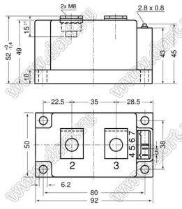 MCMA650MT1400NKD коммутатор переменного напряжения; Vrrm=1400В; Irms=650А