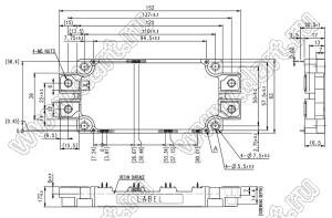 CM450DXP-24T1 модуль полупроводниковый силовой IGBT; VCE(sat)=1200В; Ic=450А