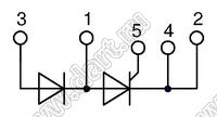 MCMA140PD1200TB модуль полупроводниковый силовой диодно-тиристорный; Vrrm=1200В; Itav=140А