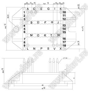 MMO230-16io7 коммутатор переменного напряжения; Vrrm=1600В; Irms=230А