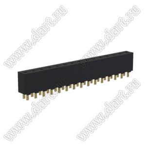 BL2189-0115S розетка однорядная SMD прямая; шаг 5,08мм; 15-конт.