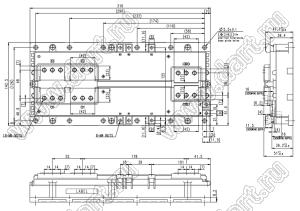 CM1800DY-34S модуль полупроводниковый силовой IGBT; VCE(sat)=1700В; Ic=1800А