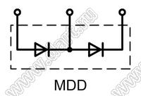 MDD710-22N2 модуль полупроводниковый силовой диодный; Vrrm=2200В; Itav=708А