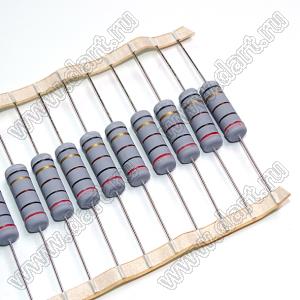 KNP 5W 200R J резистор проволочный; 5 Вт; 200(Ом); 5%