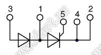 MCD320-36io2 модуль полупроводниковый силовой диодно-тиристорный; Vrrm=3600В; Itav=-А