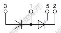 MCD56-16io8B модуль полупроводниковый силовой диодно-тиристорный; Vrrm=1600В; Itav=60А