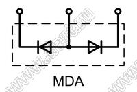MDD810-12N2 модуль полупроводниковый силовой диодный; Vrrm=1200В; Itav=807А