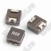 HP0603R68M2B дроссель SMD экранированный; 10,4x10,4x4,8мм; 0,68мкГн (± 20 %); Idc=15,0А