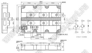 CM1500HC-90XA модуль полупроводниковый силовой HVIGBT Modules-HVIPM; VCE(sat)=4500В; Ic=1500А