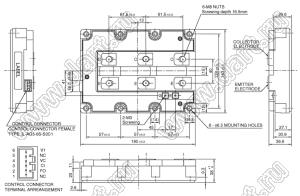 PM1200HCE330-1 модуль полупроводниковый силовой HVIGBT Modules-HVIPM; VCE(sat)=3300В; Ic=1200А