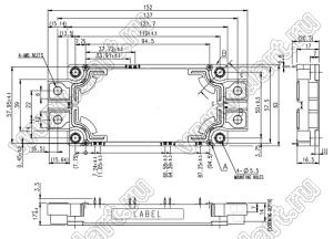 CMH300DX-24NFH модуль полупроводниковый силовой SiC; VCE(sat)=1200В; Ic=300А