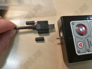 USB/AM-5m-USB/BM (2 screws) кабель USB/AM c фиксатором разъема USB/BM; длина 5м; цвет черный
