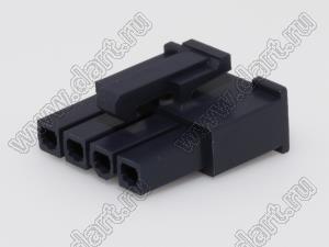 MOLEX 46994-0412 разъем MINI-FIT (вилка 1 ряд,4 контакта); шаг 4,2мм