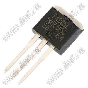 IRF4905L (TO-262) транзистор полевой с изолированным затвором; P-канал; Uси=55В; P=3,8Вт; Iи=74А; Rdc=0,02(Ом)