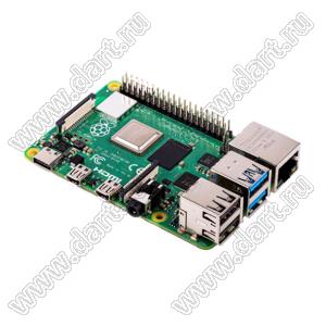 Raspberry Pi 4B 2GB плата микрокомпьютера; оперативная память 2 GB LPDDR4 SDRAM