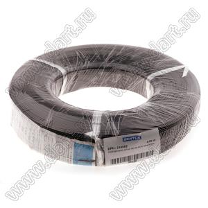 UL1007#20AWG (21x0.18)-BLACK wire 610m провод радиомонтажный ПВХ; Sн=0,53кв.мм; черный