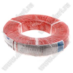 UL1007#20AWG (21x0.18)-RED wire 610m провод радиомонтажный ПВХ; Sн=0,53кв.мм; красный