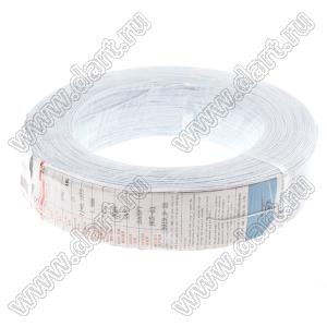 UL1007#24AWG (11x0.16)-WHITE wire 600m провод радиомонтажный ПВХ; Sн=0,22кв.мм; белый