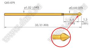 GKS-075 217 120A контакт-пробник