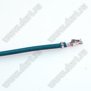 BLWTE2.0-A2002Te+200mmGREEN+3mm UL1007#26AWG провод UL1007#26AWG с терминалом; A2002Te; P=2,0мм; длина 200мм; зеленый