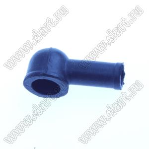 BL8-10-34B изолятор (чехол) клеммы аккумулятора; D1=8мм; D2=10мм; L=34мм; поливинилхлорид (ПВХ); черный