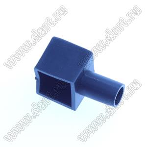 BL6-13x13-29B изолятор (чехол) клеммы аккумулятора; D1=6мм; D2=13x13мм; L=29мм; поливинилхлорид (ПВХ); черный