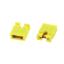 2228CG-YL (MJ-C-6,0 YELLOW) мини джампер открытый, длина 6,0 мм, шаг 2,54 мм; полибутилентерефталат PBT; Желтый