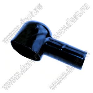 BL20-34-75B изолятор (чехол) клеммы аккумулятора; D1=20мм; D2=34мм; L=75мм; поливинилхлорид (ПВХ); черный